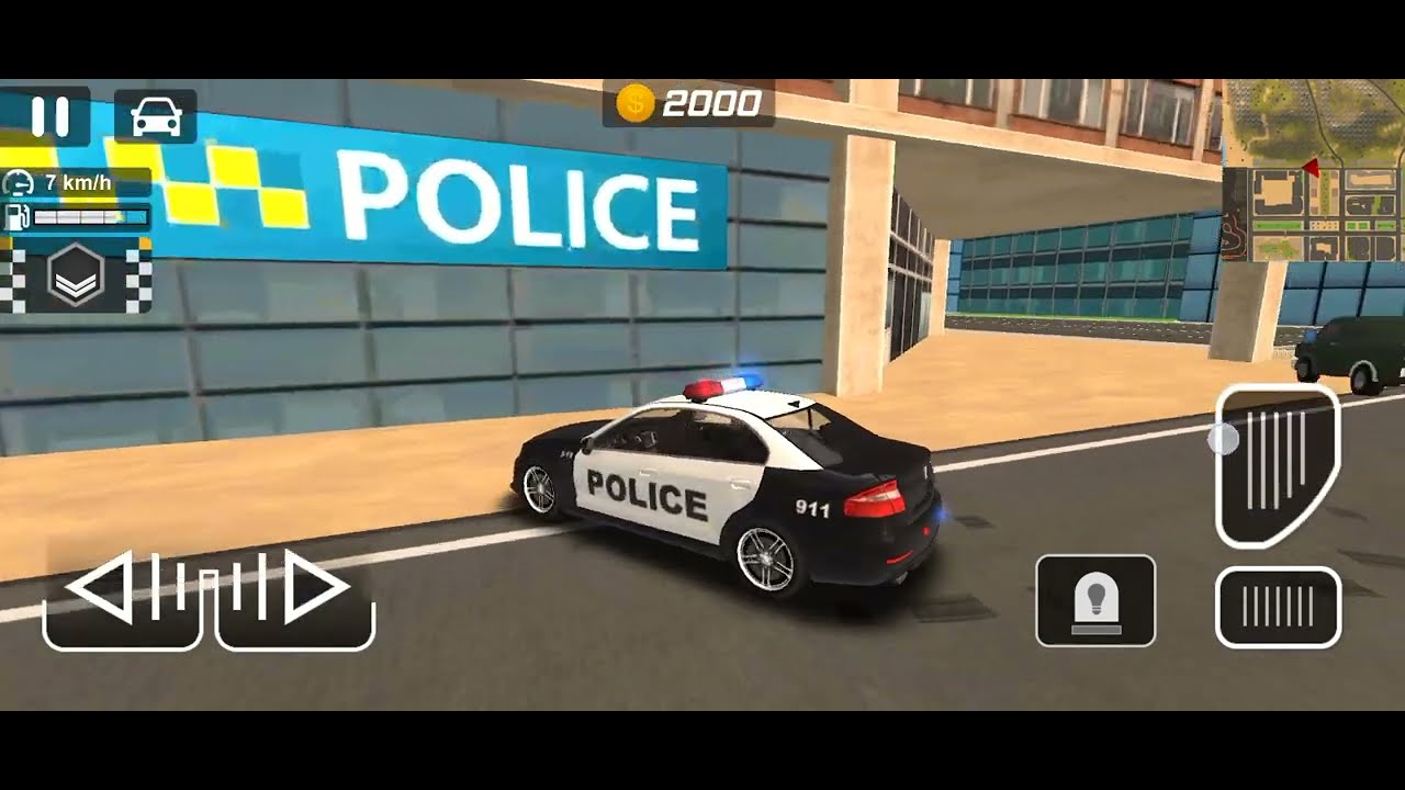 🚓 Police Car Chase Simulator 3D/ Real City  Cop Pursuit Game Play please King 👑 Games 