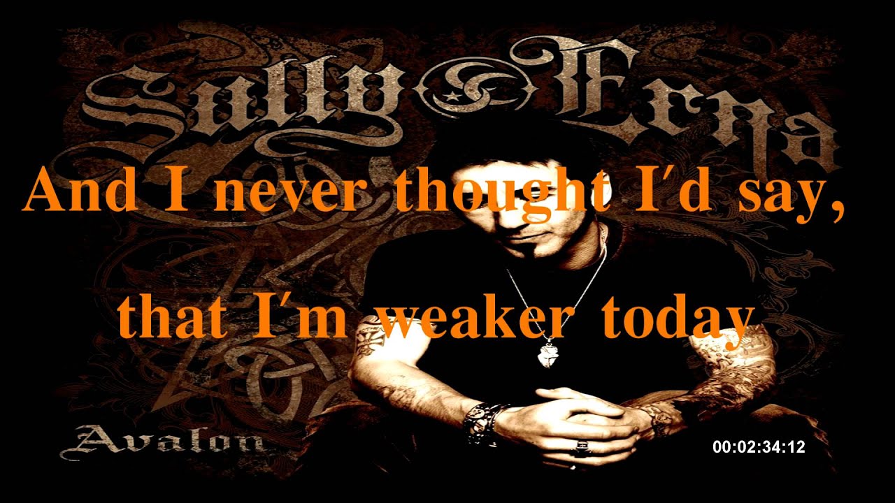 Sully Erna Broken Road with Lyrics.