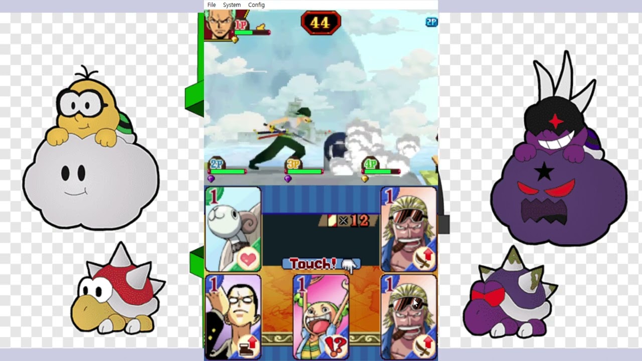 NDS One Piece Gear Spirit(ワンピース ギアスピリット) 원피스 기어 스피릿 조로 스토리 모드 영상
