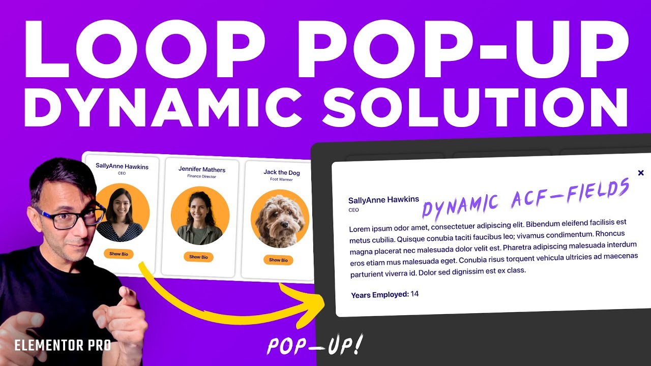 РЕШЕНИЕ «Динамичные всплывающие окна с Elementor Loop Grid»!