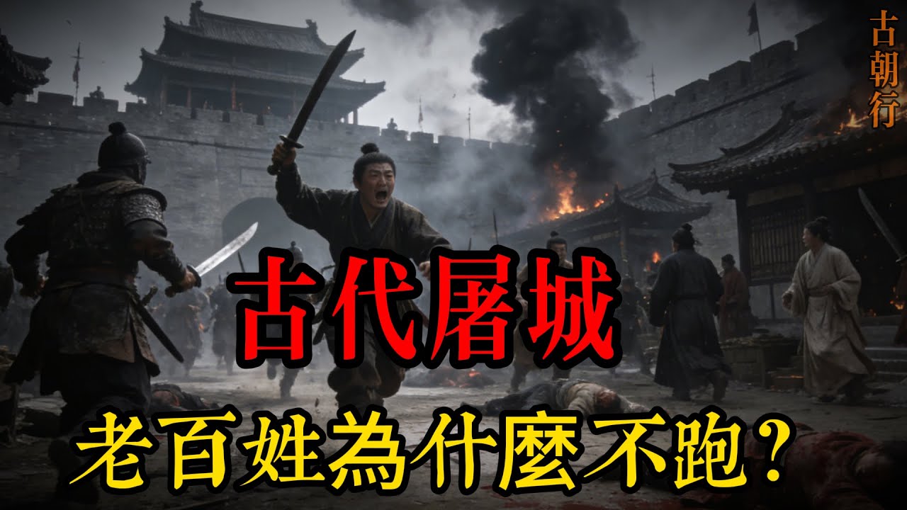 當敵軍破城，百姓為何不逃？沉浸式體驗屠城：你能撐過幾日？#古代歷史 #屠城真相 #封建制度 #底層生存 #歷史考據 #中國古代 #沉浸式歷史