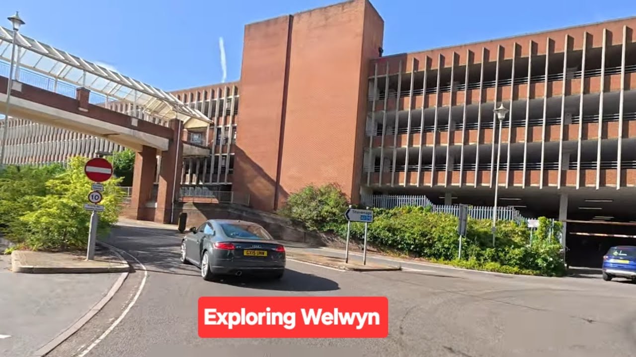 Exploring Welwyn Garden City.