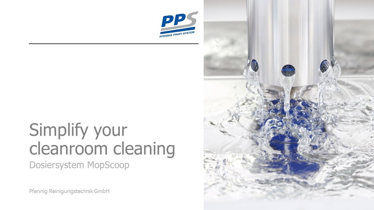 Simplify your cleanroom cleaning with MopScoop dosing system | Pfennig Reinigungstechnik GmbH | PPS