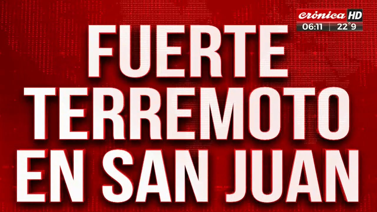 Las imágenes más impactantes del terremoto en San Juan