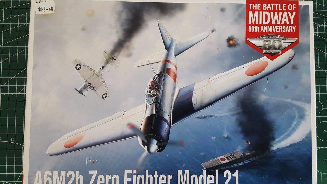 Academy 1/48 Battle of Midway A6M2b Zero Fighter