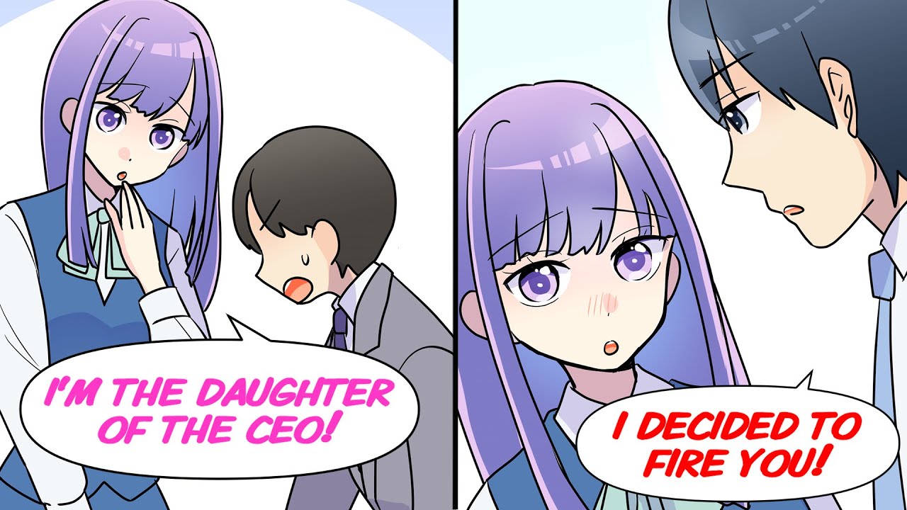［Manga dub］A cute new employee's lazy because she's president's daughter so I decided to fire her.
