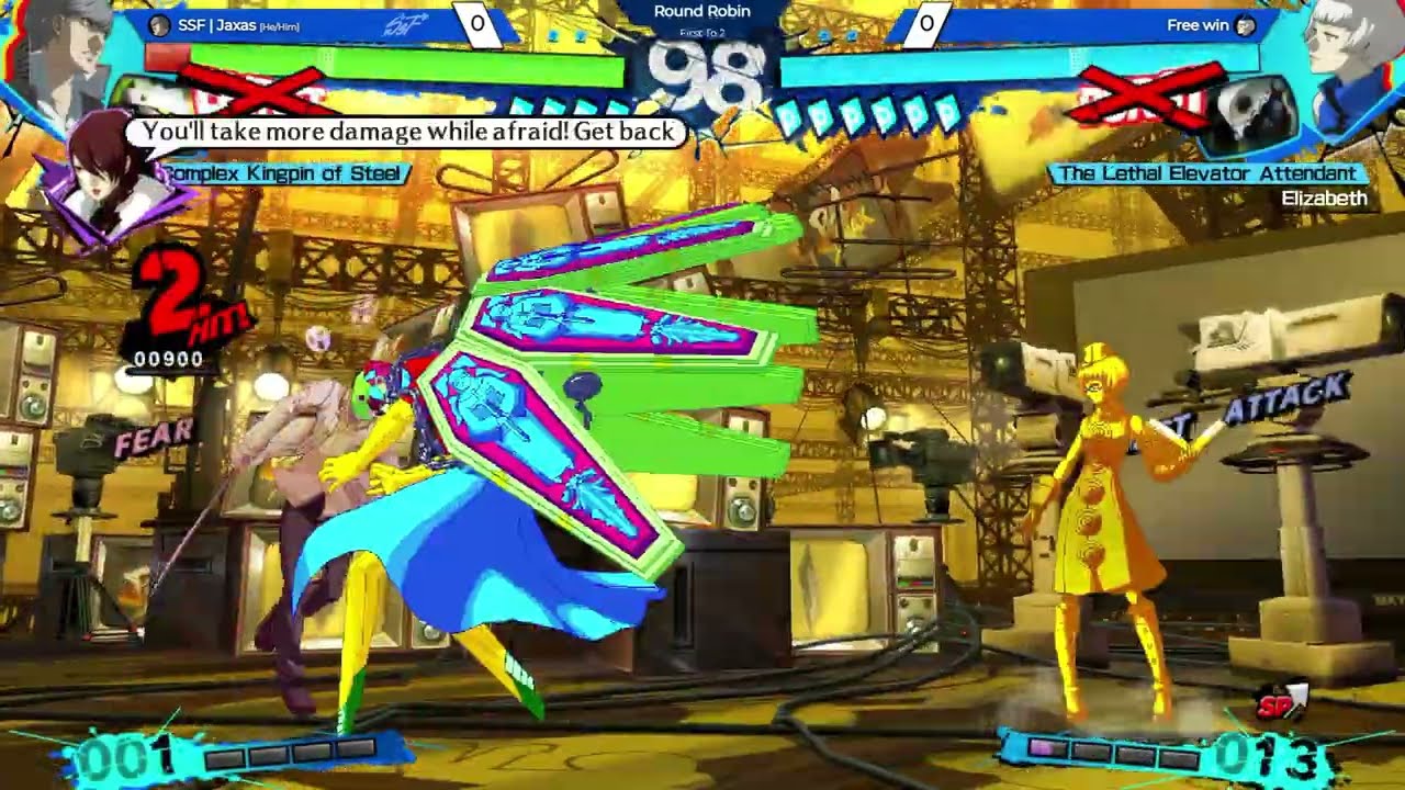 [01/31/26] #P4AU RR: SSF|Jaxas (Yu Narukami) VS Free win (Elizabeth)