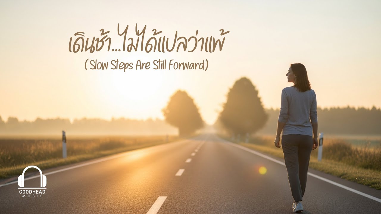 เดินช้า...ไม่ได้แปลว่าแพ้ (Slow Steps Are Still Forward)  -  GOODHEAD MUSIC