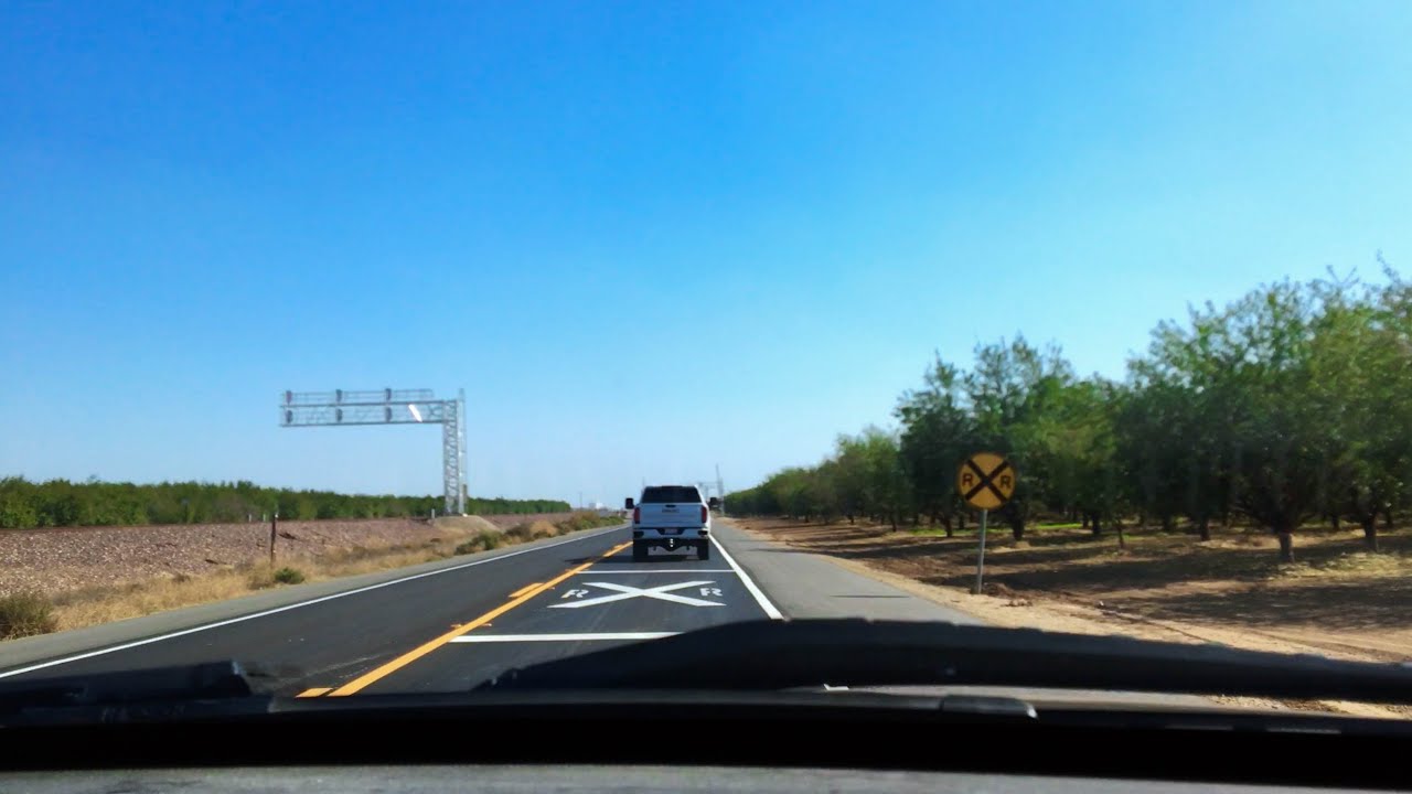 Wasco, CA to Bakersfield, CA - High Speed Driving Video