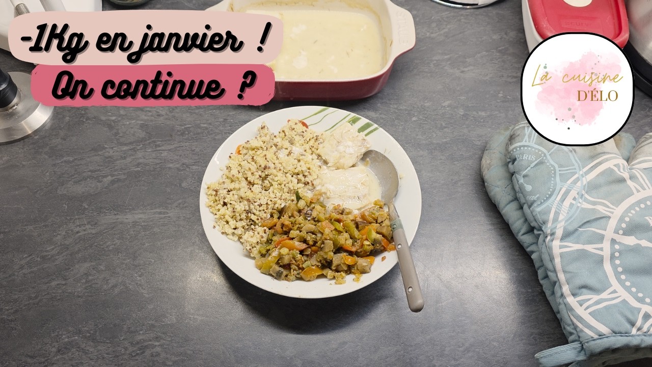 -1kg en janvier ! On continue ? Perte de poids, nouveau régime