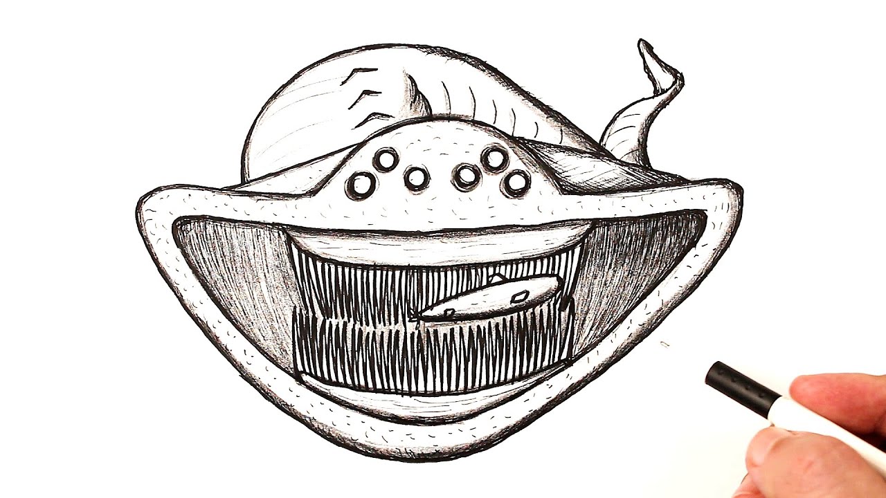 How to draw a El Gran Maja attacking Submarine