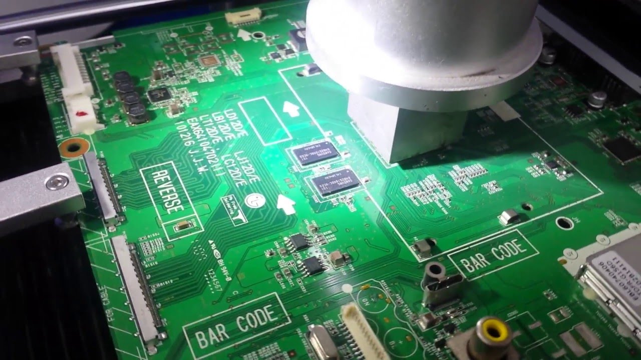 Reballing cip grafico Tele LG chip XD