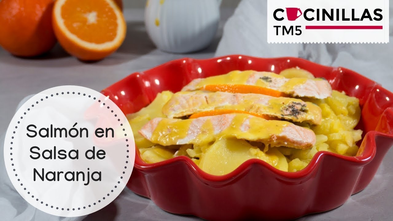 Salmón al Vapor en Salsa de Naranja | Recetas Thermomix