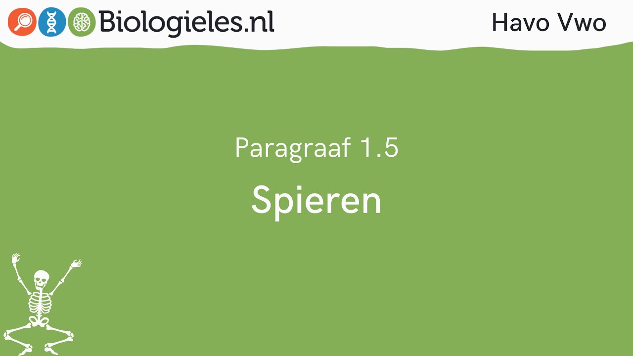 Havo Vwo 1 | Stevigheid en beweging | 5. Spieren | Biologieles.nl