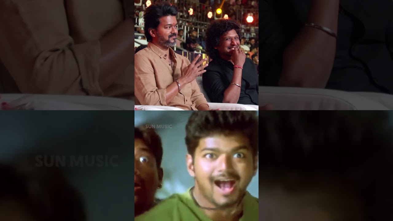 Velu ❤️ Dhanalakshmi | #Vijay #ThalapathyVijay #LeoSuccessMeet #Leo #sunmusic #shorts #trisha