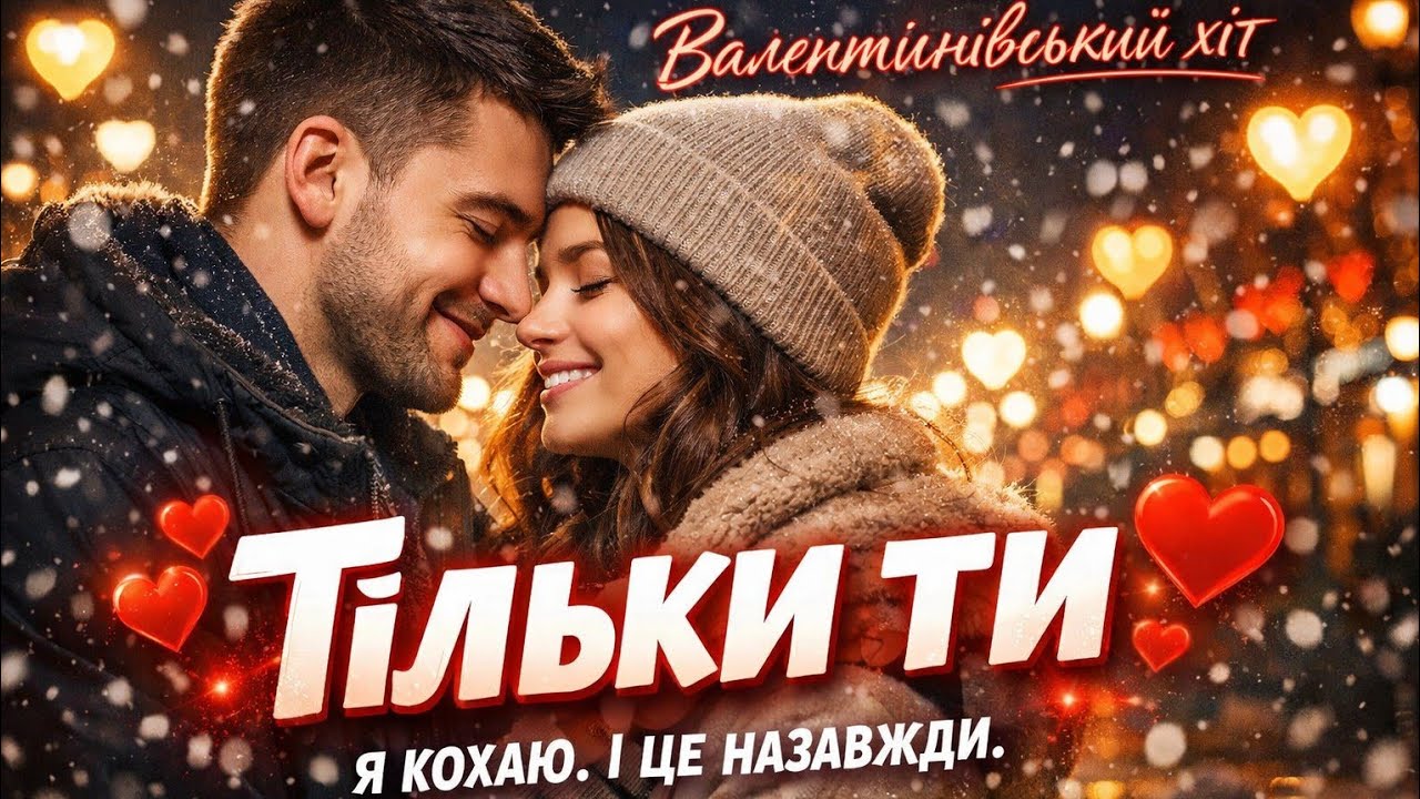ТІЛЬКИ ТИ ❤️ Валентинівський хіт 2026 | Українська пісня про кохання