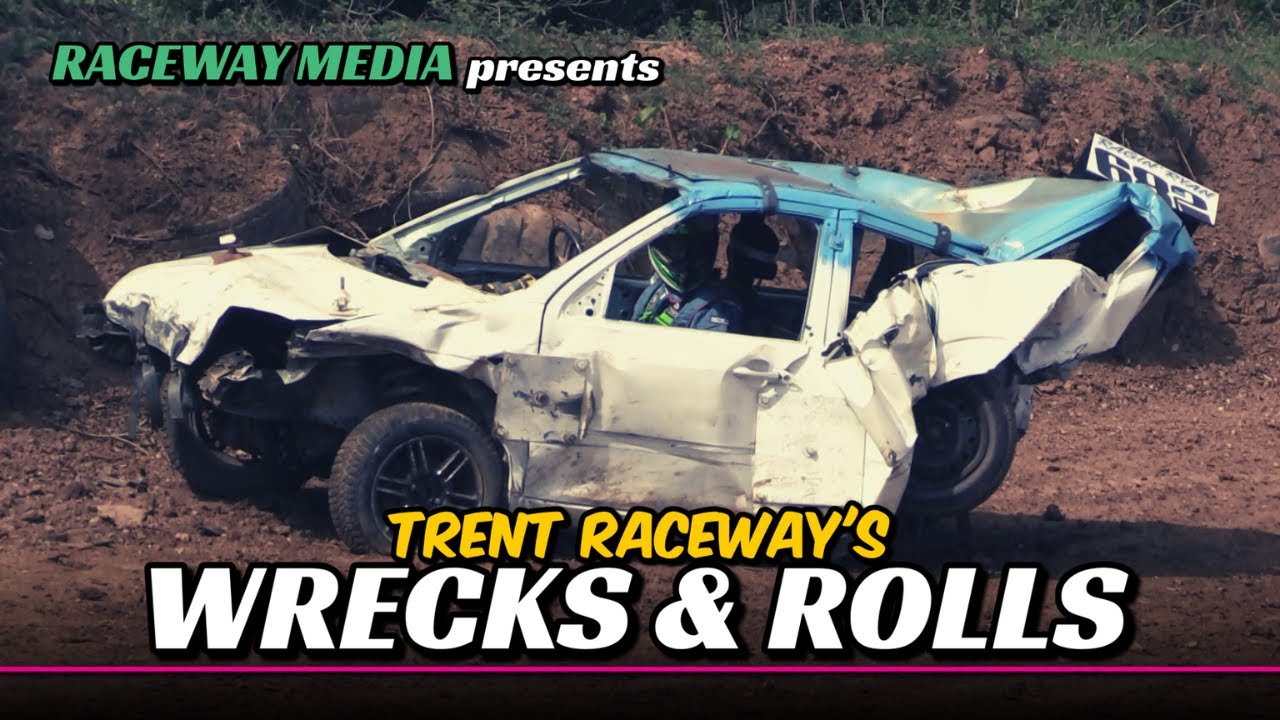 Trent Raceway's Wrecks & Rolls | Banger Racing & Stock Cars Crash Compilation