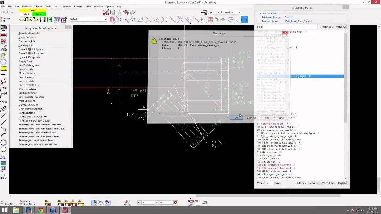 New/2 2015: Detailing Templates