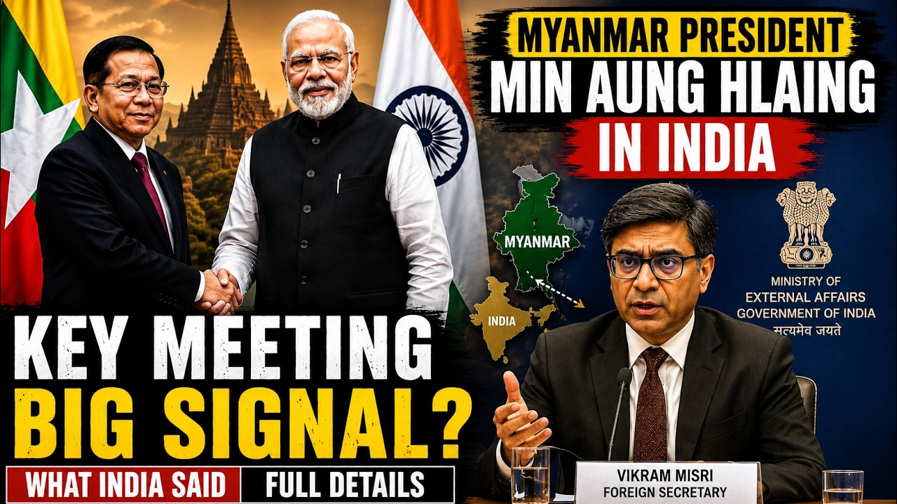 India's Foreign Secretary Vikram Misri Briefs Media On State Visit of President of Myanmar