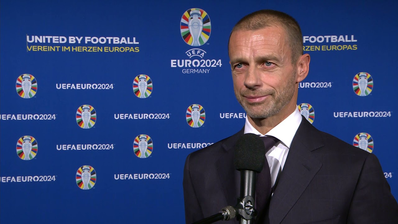 Aleksander Čeferin interview | EURO 2024 Logo Launch