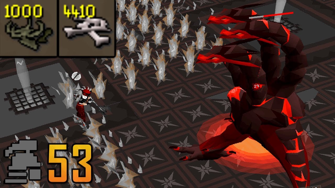 Alchemical Hydra: The First 500 - OSRS Ironman #53 | noobledooble