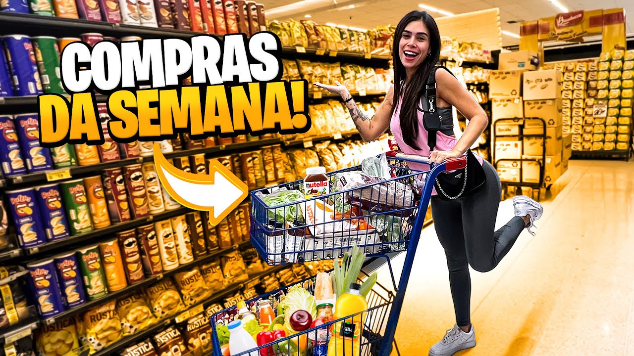 FIZ COMPRAS DE MERCADO PRO MEU AP! gastei muito dinheiro