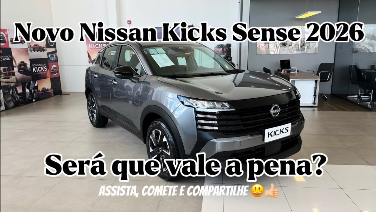 Novo Nissan Kicks Sense 220Turbo AT6 2026 