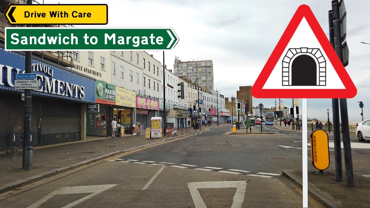 Driving Sandwich To Margate | A steady drive through Thanet
