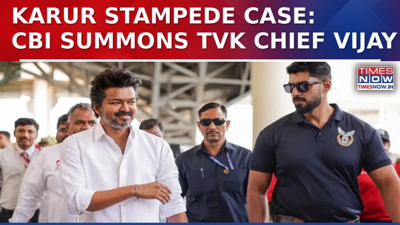 Karur Stampede Case Fallout: CBI Summons TVK Chief Vijay For Questioning On January 12 | Watch
