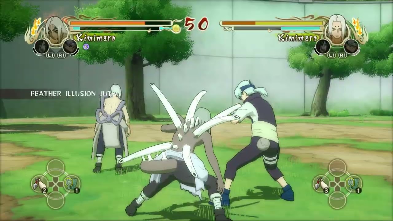Kimimaro (Curse Mark) vs Kimimaro - Naruto Ultimate Ninja Storm