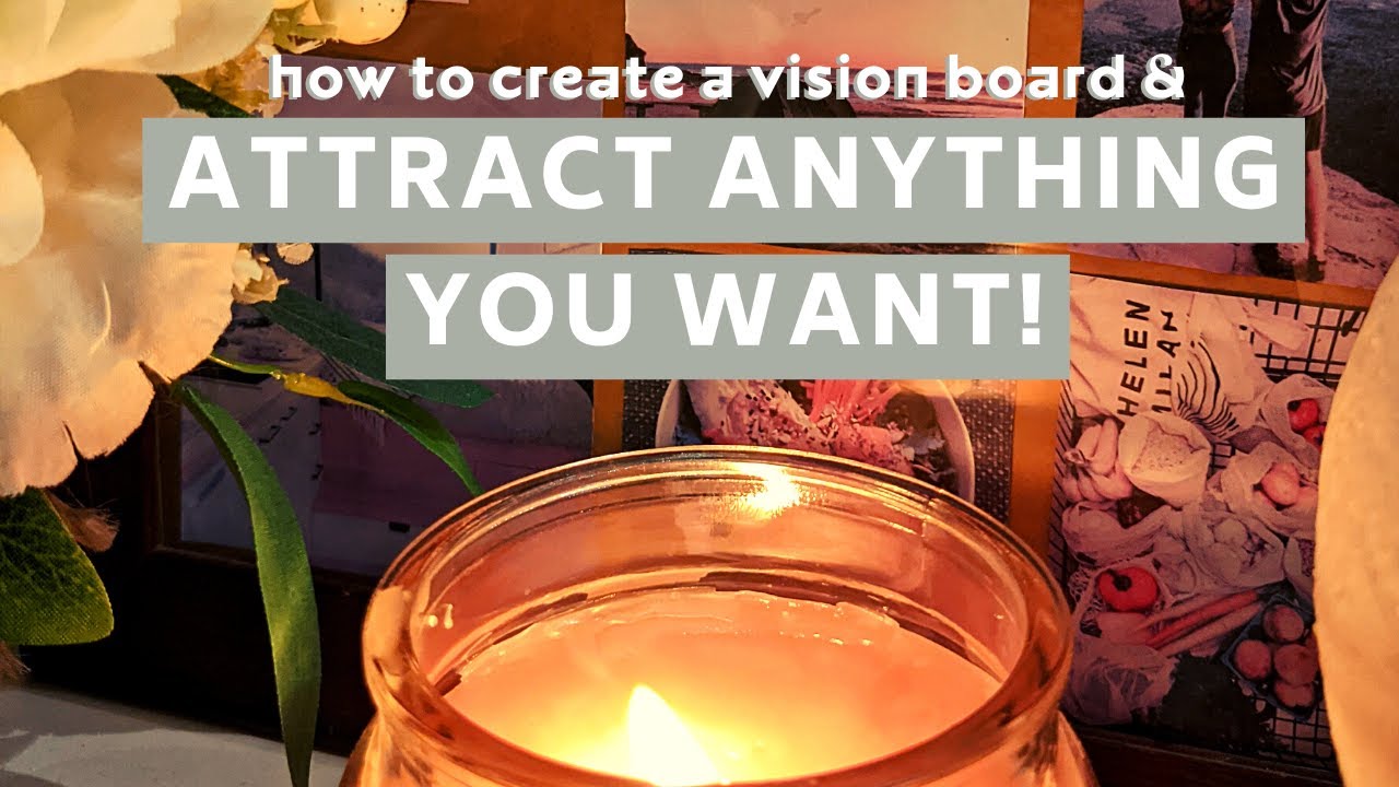 ☆HOW TO MAKE A VISION BOARD☆ | inspiration, ideas, manifesting your goals! + Get to know me more