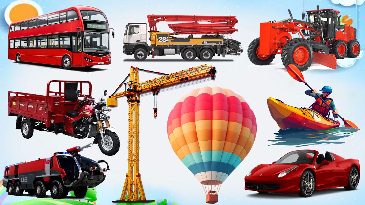 Trò Chơi Đoán Tên Phương Tiện Chuyên Dụng P4 | Bé Học Tên Các Loại Xe Vui Nhộn, Dễ Hiểu | Xe Gì Đây