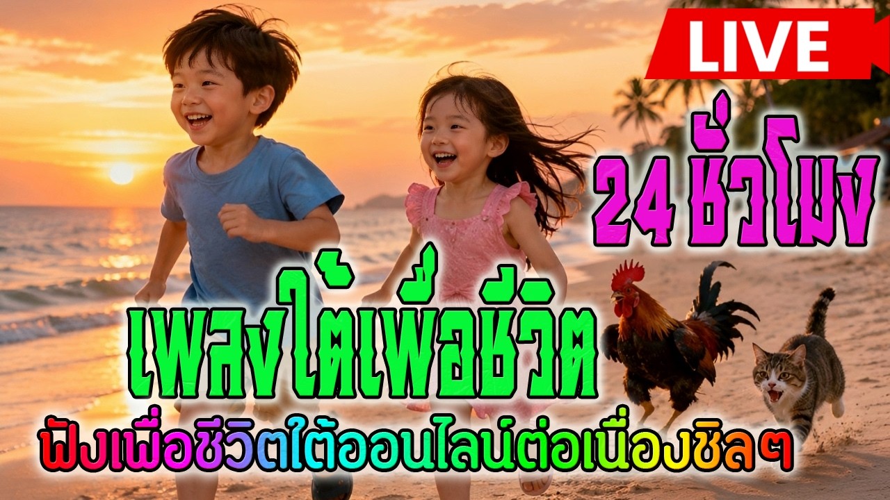 🔴LIVE สด☘️ ฟังเพลงเพื่อชีวิตใต้ ฟังเพลงออนไลน์เพราะๆ เพลงใต้เพื่อชีวิตสบายๆ