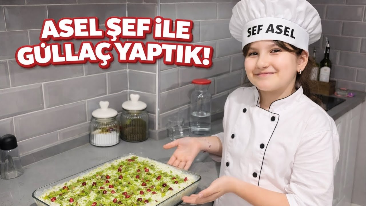 ASEL ŞEF OLDU !! İFTARA GÜLLAÇ YAPTIK