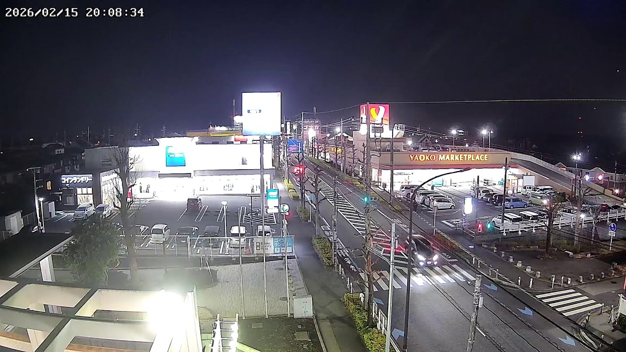 千葉県千葉市緑区おゆみ野中央バザール通りライブカメラ Chiba Chibashi Live camera.world.cam