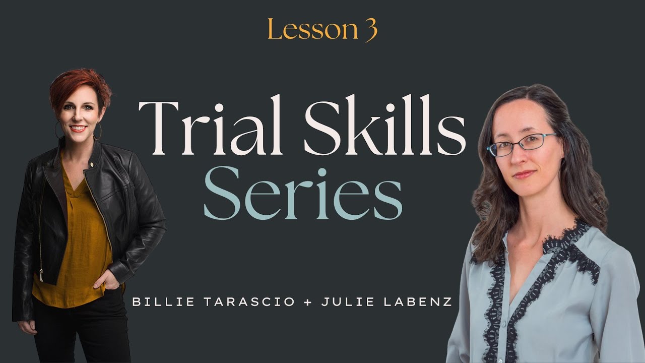 Case theme and Theory - Trial Skills