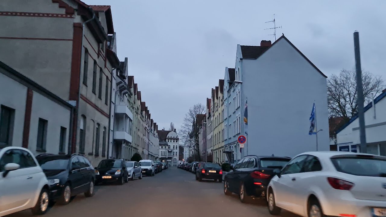 Fahrt durch Hannover im März 2021