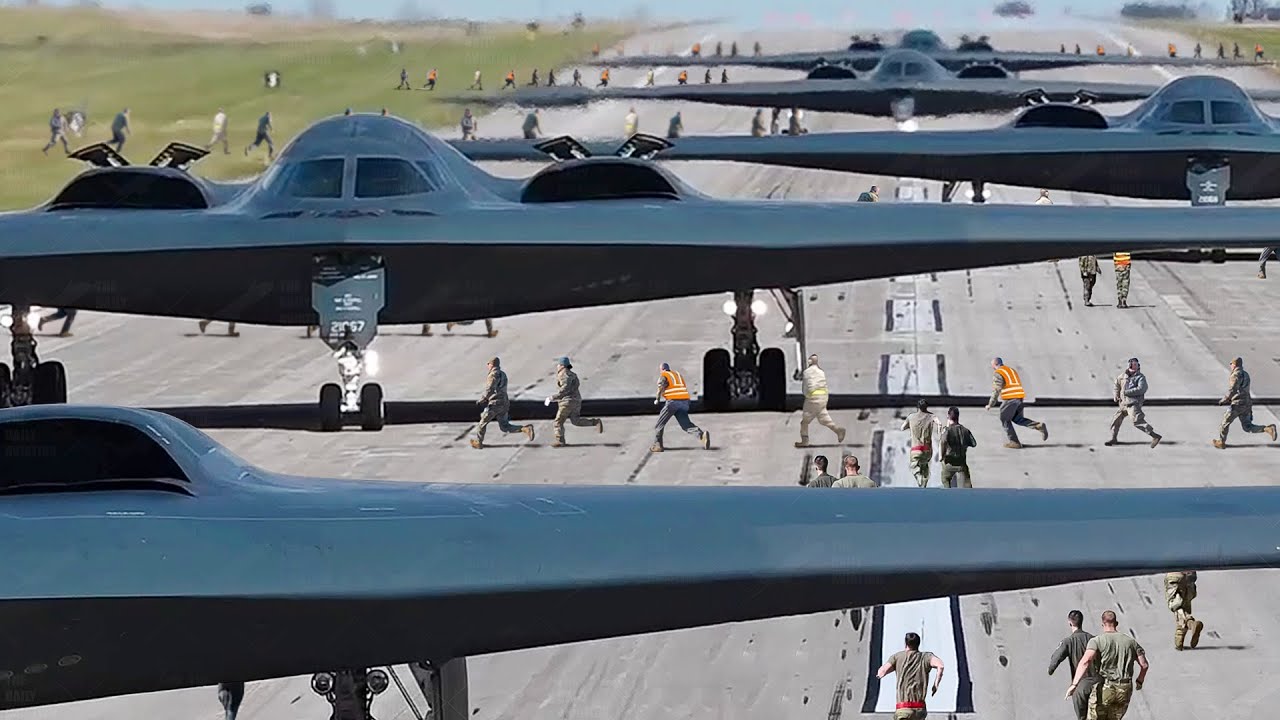 US Show of Force with $2 Billion B-2 Stealth Bombers
