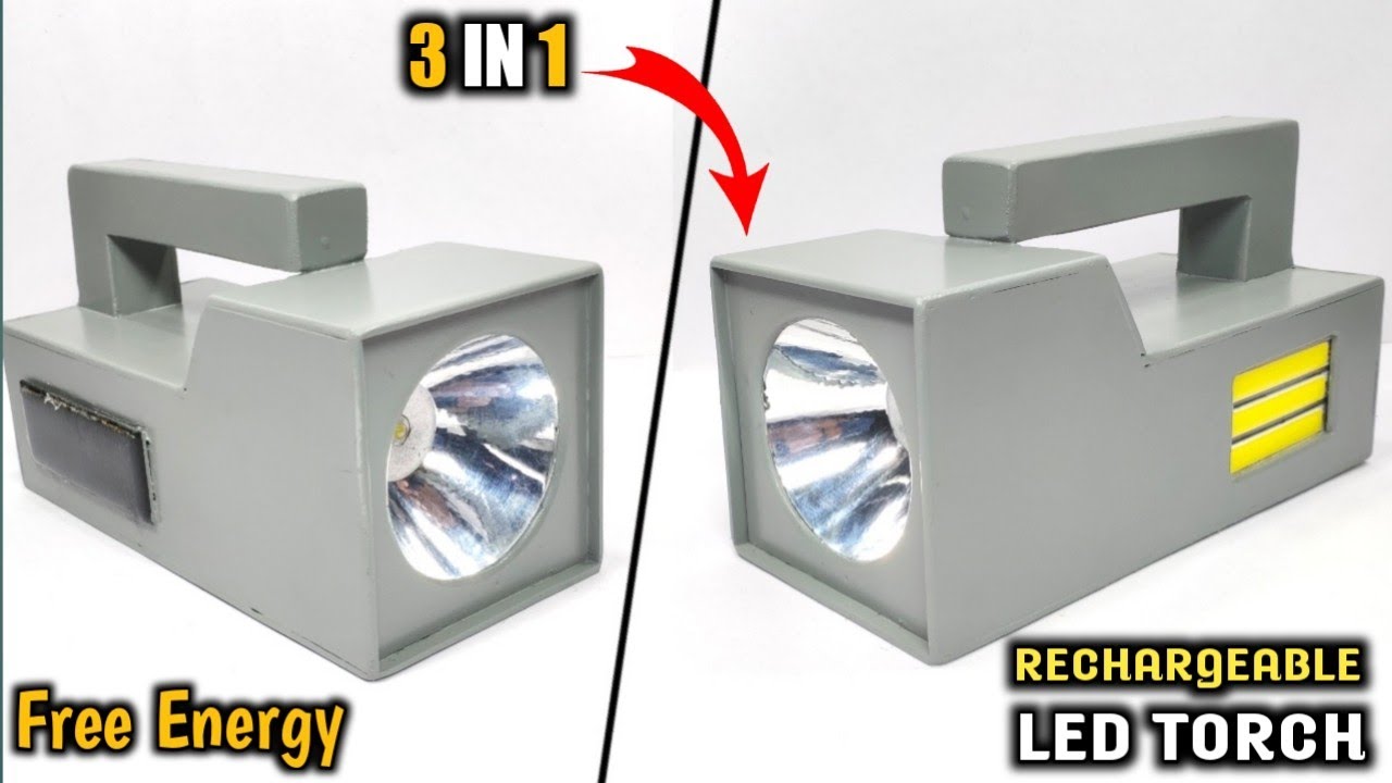 ये Torch अंधा कर देगी || How To Make Super Bright Led Torch || 100% बिजली की बचत || 3 IN 1 Gadget