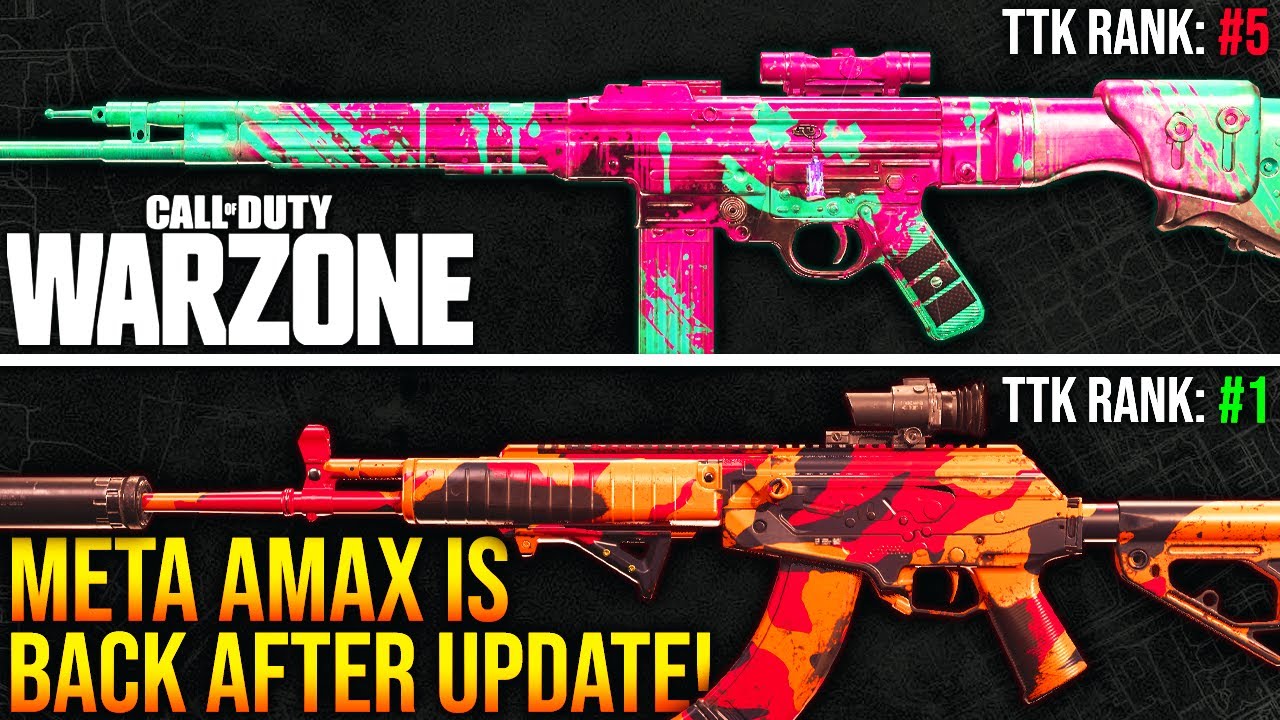 WARZONE: META AMAX Is BACK! Best TTK Builds After New Update! (WARZONE Best Loadout)