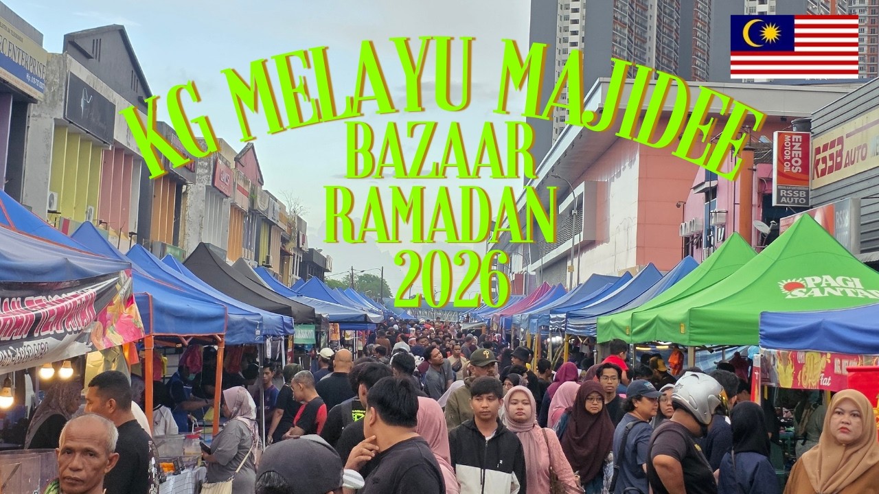 Bazaar Ramadan Kg Melayu Majidee JB 2026 🇲🇾 | Cheap & Delicious Street Food Heaven!