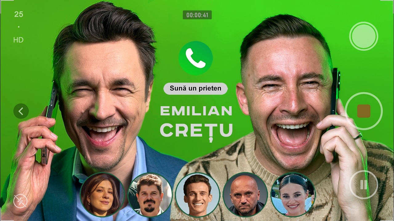 SUNĂ UN PRIETEN cu Emilian Crețu și prietenii săi: Gabriel Nebunu, Seniora Dima, Valeries Food ș.a