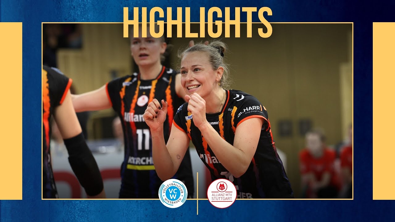 Highlights: VC Wiesbaden - Allianz MTV Stuttgart