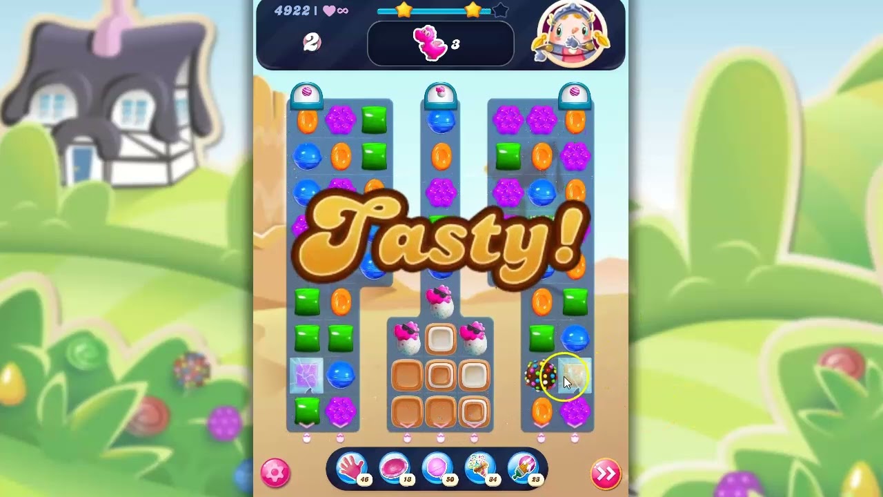 Candy Crush Level 4922 Talkthrough, 25 Moves 0 Boosters