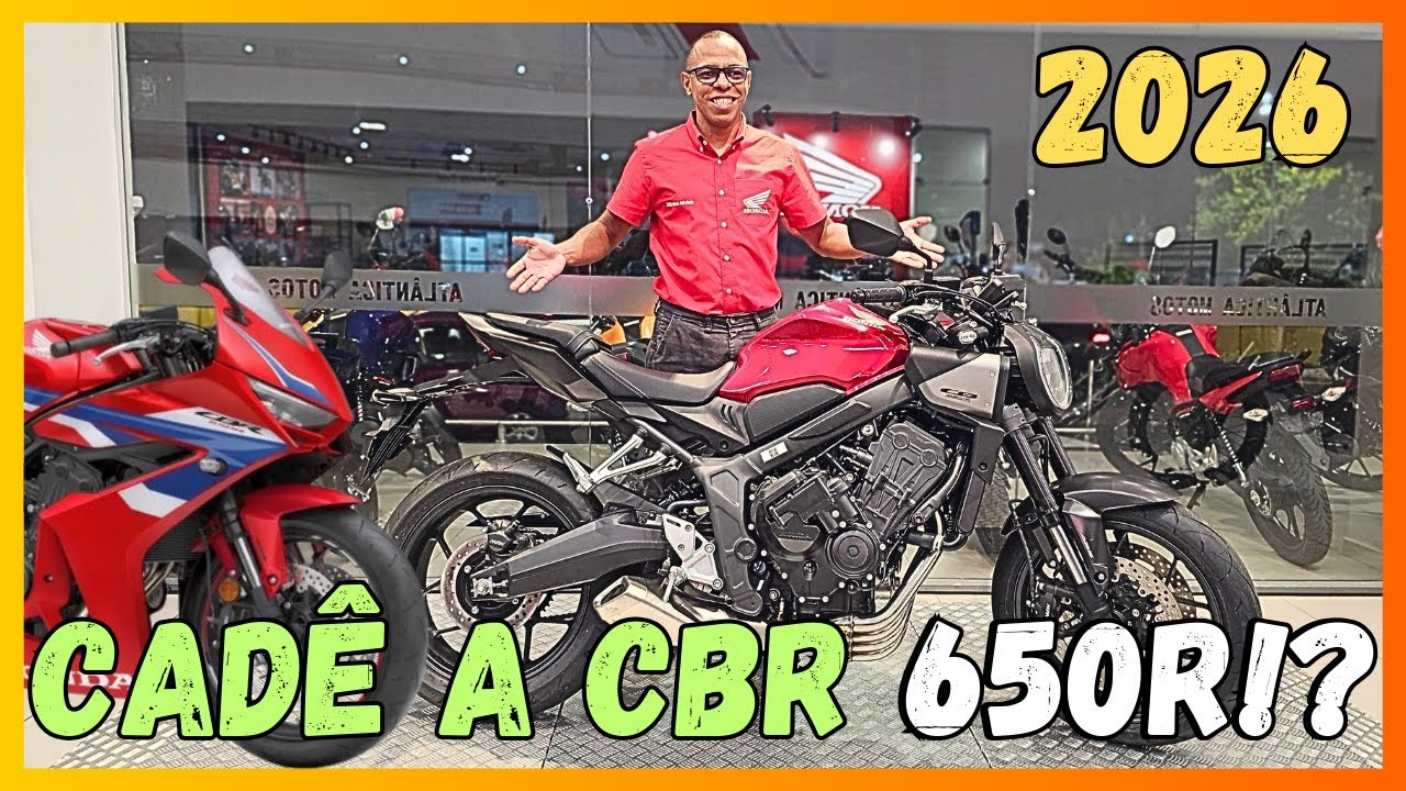 CADÊ A CBR 650R E-CLUTH 2026 E O PREÇO, O QUE ACONTECEU? COMUNICADO OFICIAL HONDA!