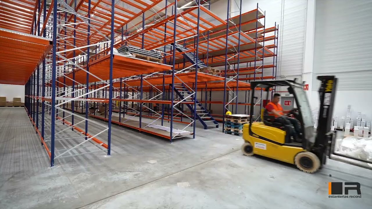 Instalación Carga Manual con Pasillos Elevados| Closer | Estanterías Record