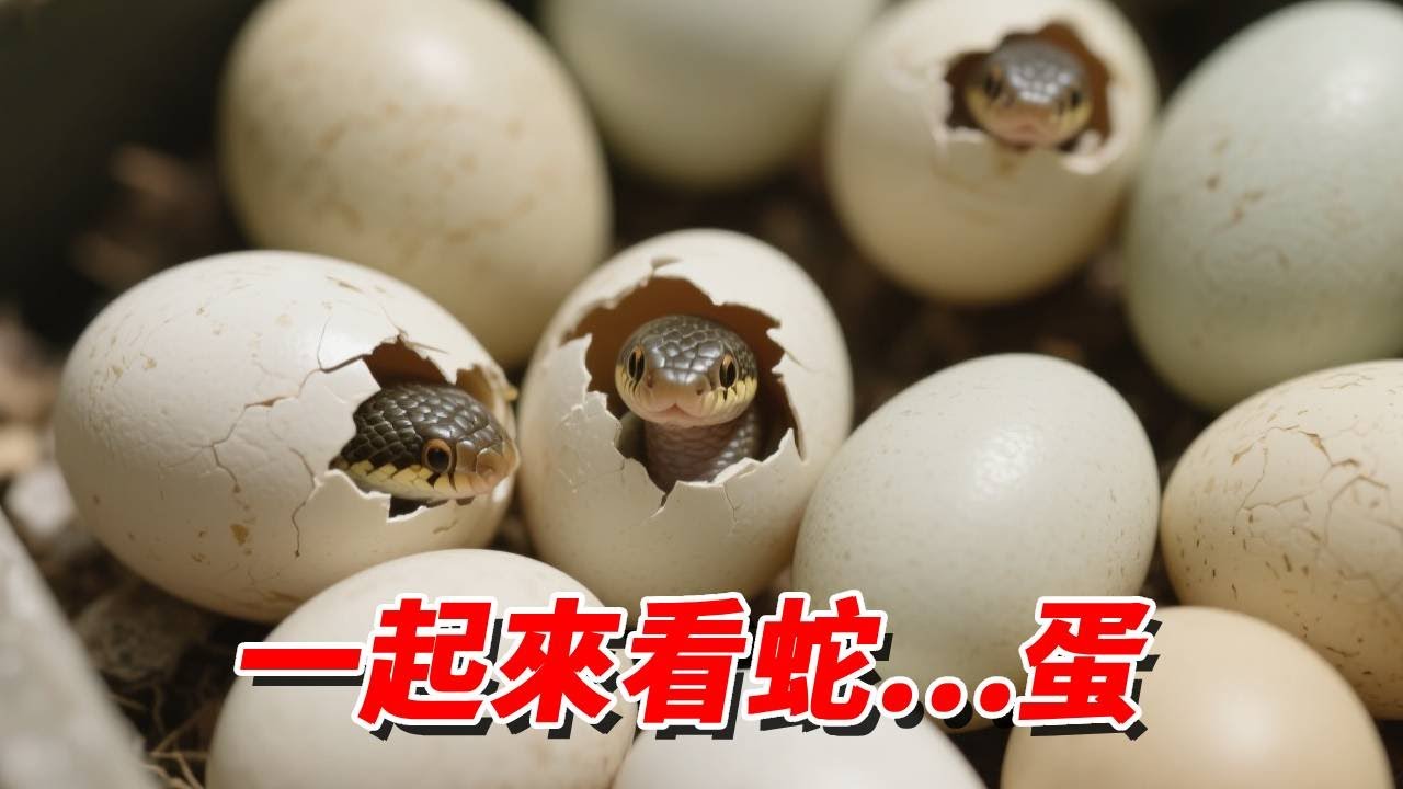 自從粉絲朋友知道我家養的還有上白條蛇，都紛紛留言想看，今天！就滿足你們快來一起看蛇...蛋吧！【王小怪】
