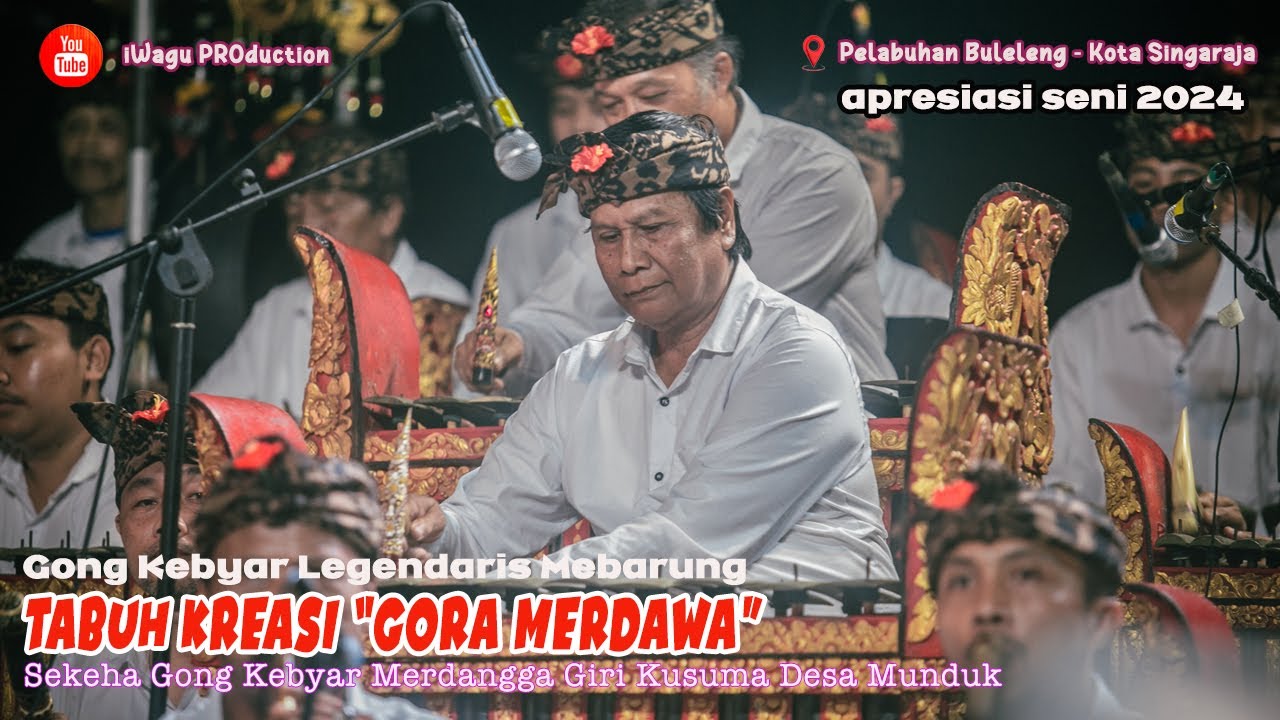 Sekeha Gong Kebyar Legendaris Merdangga Giri Kusuma Desa Munduk | Apresiasi Seni 2024 Singaraja