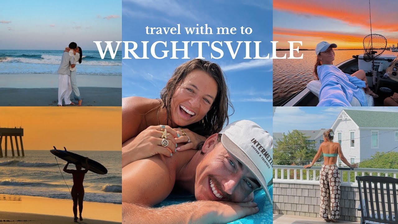 traveling to a storybook beach town: surfing, boating, and *outerbanks* vibes