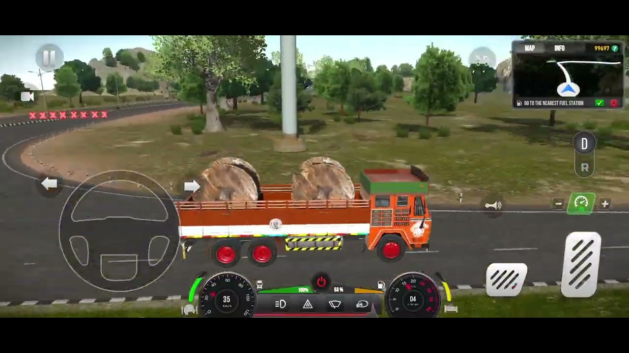TRUCK MASTER SEMULATER 3D " OFF ROAD DRIVING 😱😱 Real INDIAN MAPS"